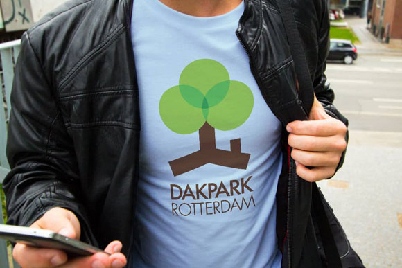 nrtwentyone • portfolio preview • Dakpark Rotterdam Logo & identity design